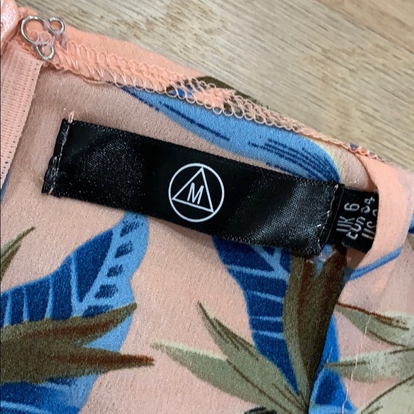 Pink Tropical Ruffle Dress - Picture 3 of 3